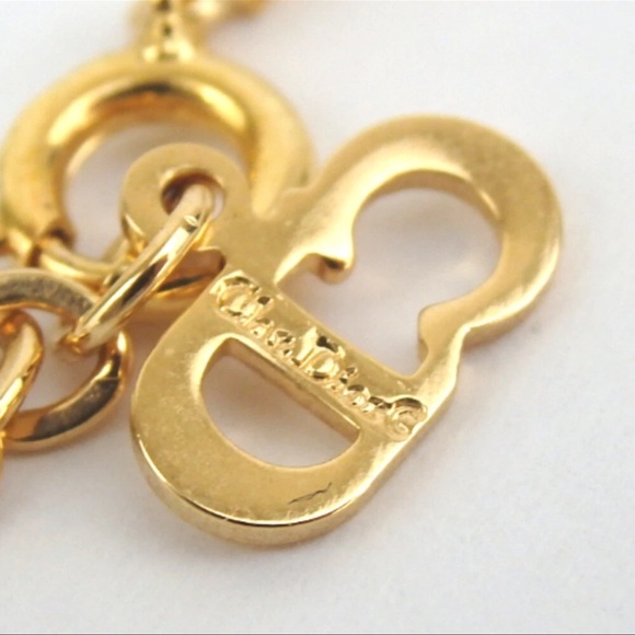 ❌SOLD❌ EUC Authentic Christian Dior Necklace with Rhinestone - Picture 6 of 6